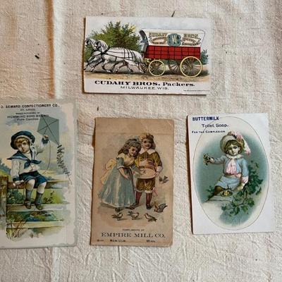 Late 19th/early 20th century postcards, advertisements and other paper ephemera 
