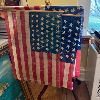 vintage and antique US flags