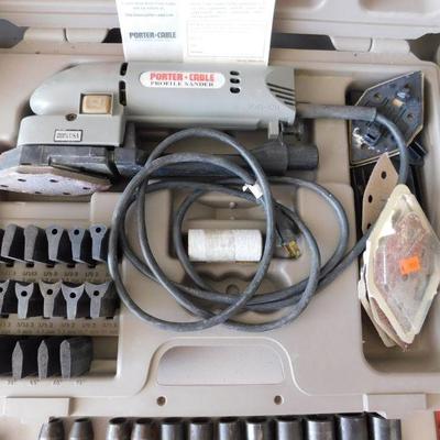 Porter cable double insulated profile sander