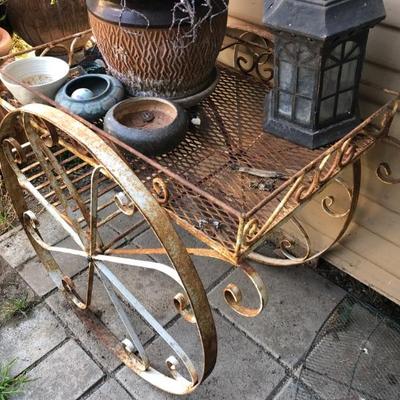 Antique Plant Cart