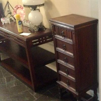 Tall chest with drawers, have pair