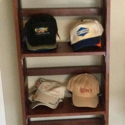 Mostly new baseball caps