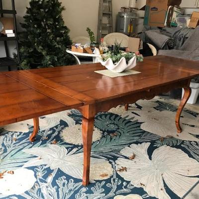 Baker Italian made European country dining table in cherrywood $895
71 X 42 X 30