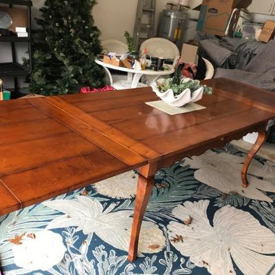 Baker Italian made European country dining table in cherrywood $895
71 X 42 X 30