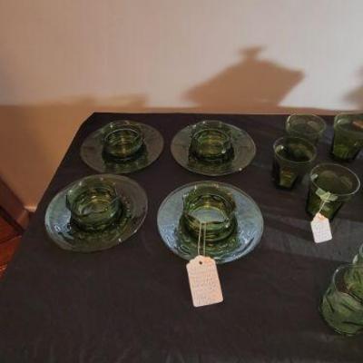 Assortment of MCM glassware