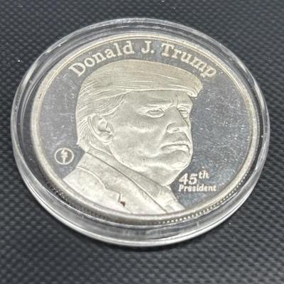 Donald J Trump Coin 1 Troy Oz .999 Silver