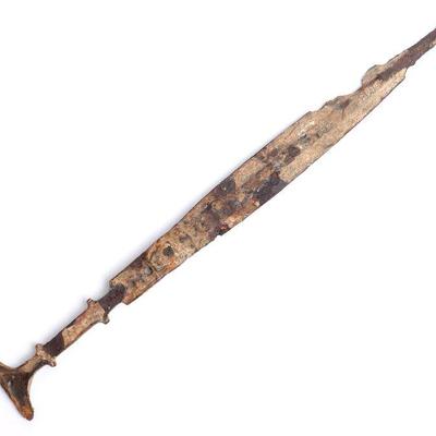 Extremely Rare Genuine Luristan Iron Dagger, Circa 1000 BCE