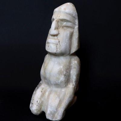 Kneeling Toltec Marble Figure