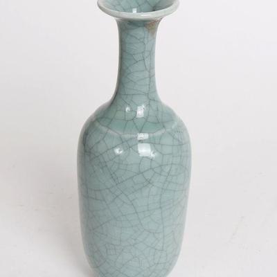 Chinese Crackle Glazed Celadon Vase