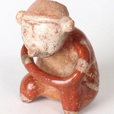 Chinesco Nayarit Sitting Hunchback Figure