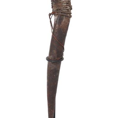 Rare African Wood Carved Voodoo Stake