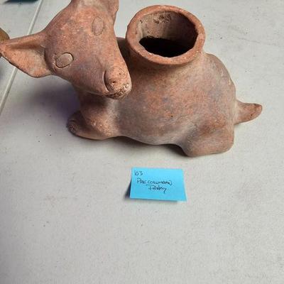 precolumbian redware colima dog