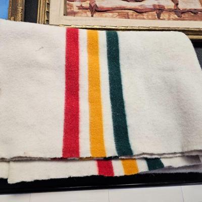 Mossfield hudson bay wool beaver blanket