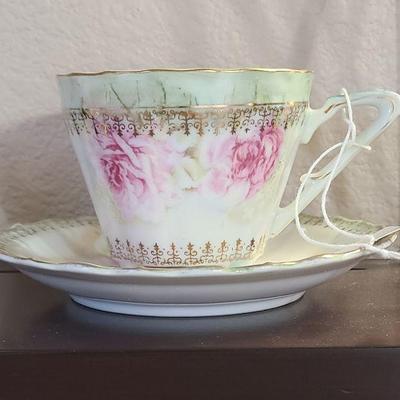 Lefton Teacup and Saucer