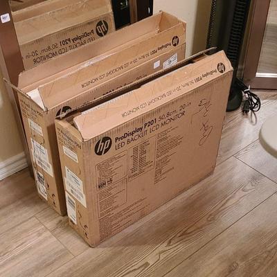 HP ProDisplay 20" LED Backlit LCD Monitor (2) New