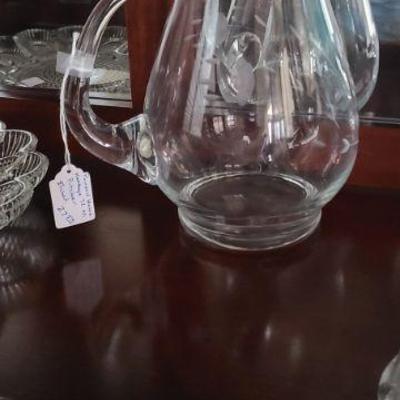 Princess House Heritage 72 oz Pitcher (Etched)
