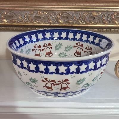 Blue Rose Polish Pottery