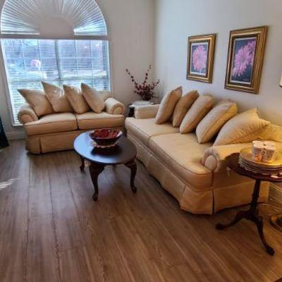 Formal Living Room - Couch, Love seat, Coffee Table