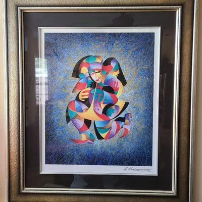 Anatole Krasnyansky Signed Serigraph "Play That Horn"