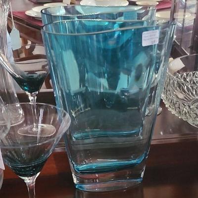 Beautiful Blue Vintage Pitcher