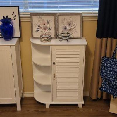 Freestanding Bathroom Cabinets (White)