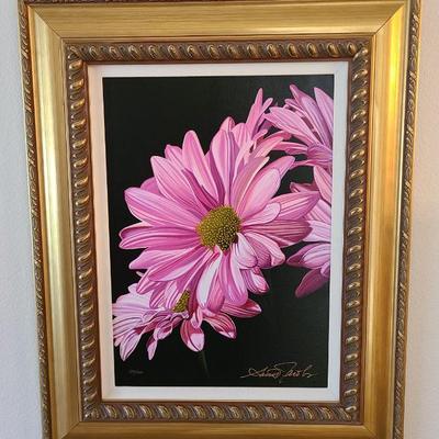 Scott Jacobs Print; Giclee on Canvas; "Hot Pink"; Signed and Numbered  