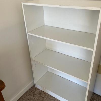 White bookcase