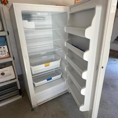Very clean upright freezer