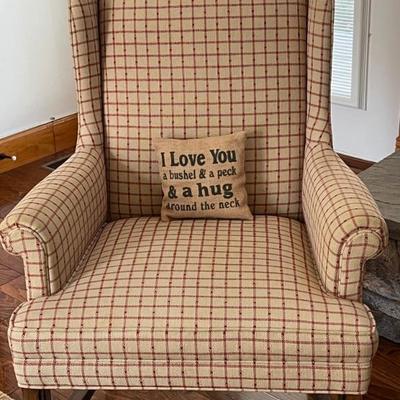 Wingback chair