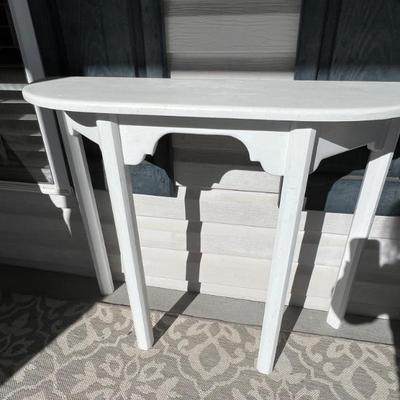 Painted cottage console table