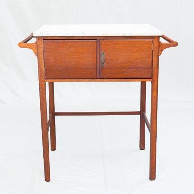 30. Marble Top Washstand 37H x 30W x 18.25D
