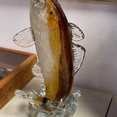 GLASS FISH SCULPTURE