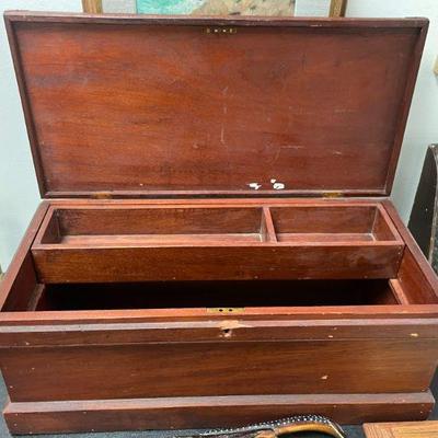 ANTIQUE SHIPBUILDER TOOL BOX