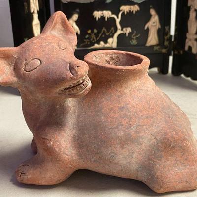 PRE-COLUMBIAN REDWARE COLIMA DOG