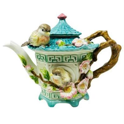 Lot 143  Fitz & Floyd Essentials Garden Tea Pot