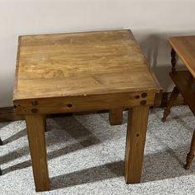 Lot 043   
Three misc end tables