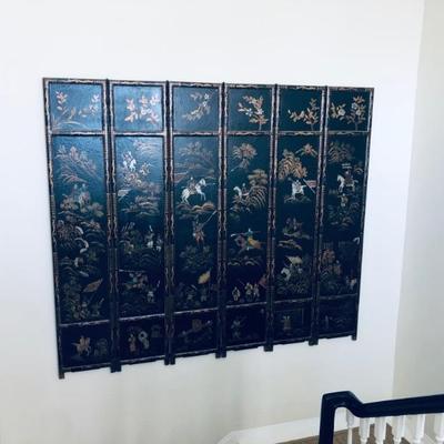 LARGE WALL MOUNTED ASIAN SCREEN PERDECT CONDITION