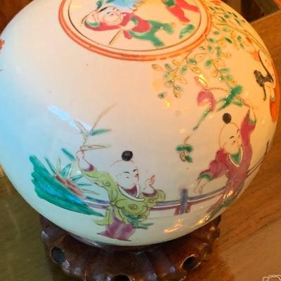 19th Century Chinese Ginger Jars and Decorations