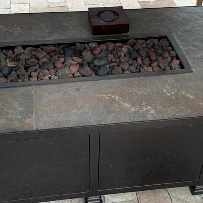 O.W. Lee Santorini Gas Fire Pit Table