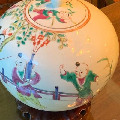 19th Century Chinese Ginger Jars and Decorations