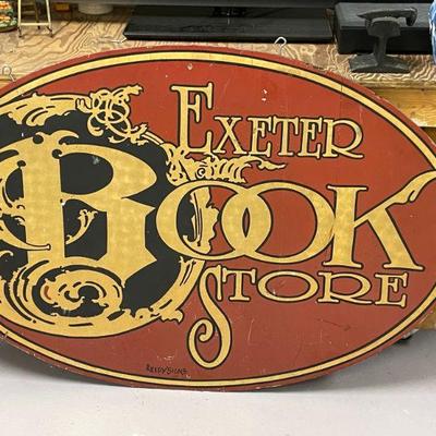 Exeter BookStore Sign