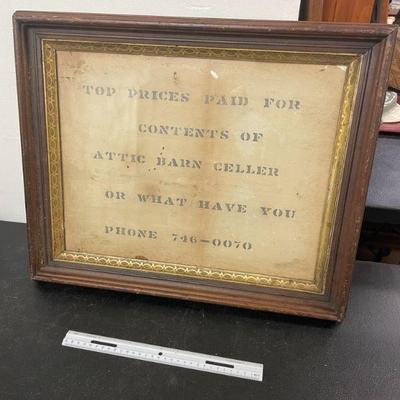Vintage Sign