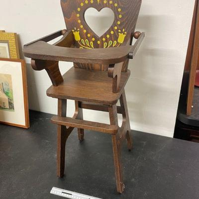 Small Wood HighChair