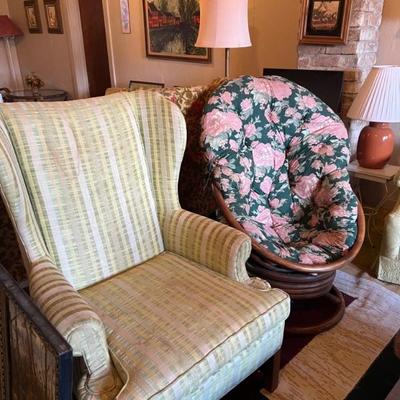 Floral chair has sold 