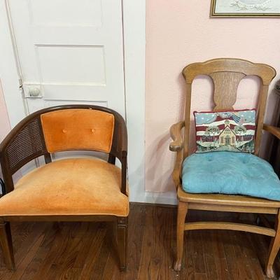 Orange chair has sold 