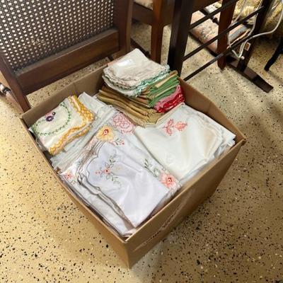 Lots of Beautiful Linens in good condition. 