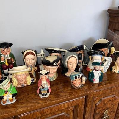 Collection of Toby Jugs (approximately 27). All in Very Good Condition! $8 each.