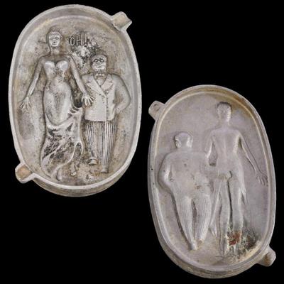 Victorian Baudy Ashtray