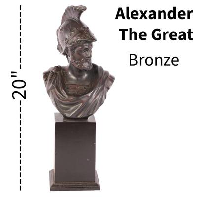 Bronze bust of Alexander the Great