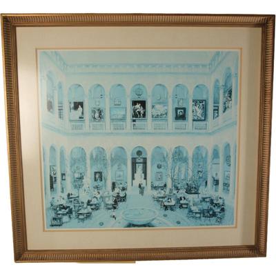 Bob Holloway signed lithograph Rozell Ct